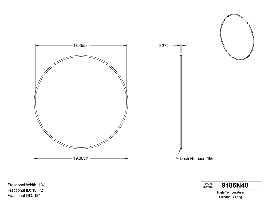 Technical drawing - 9186N48